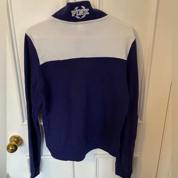 Super cute VS PINK logo quarter zip - Picture 2 of 5